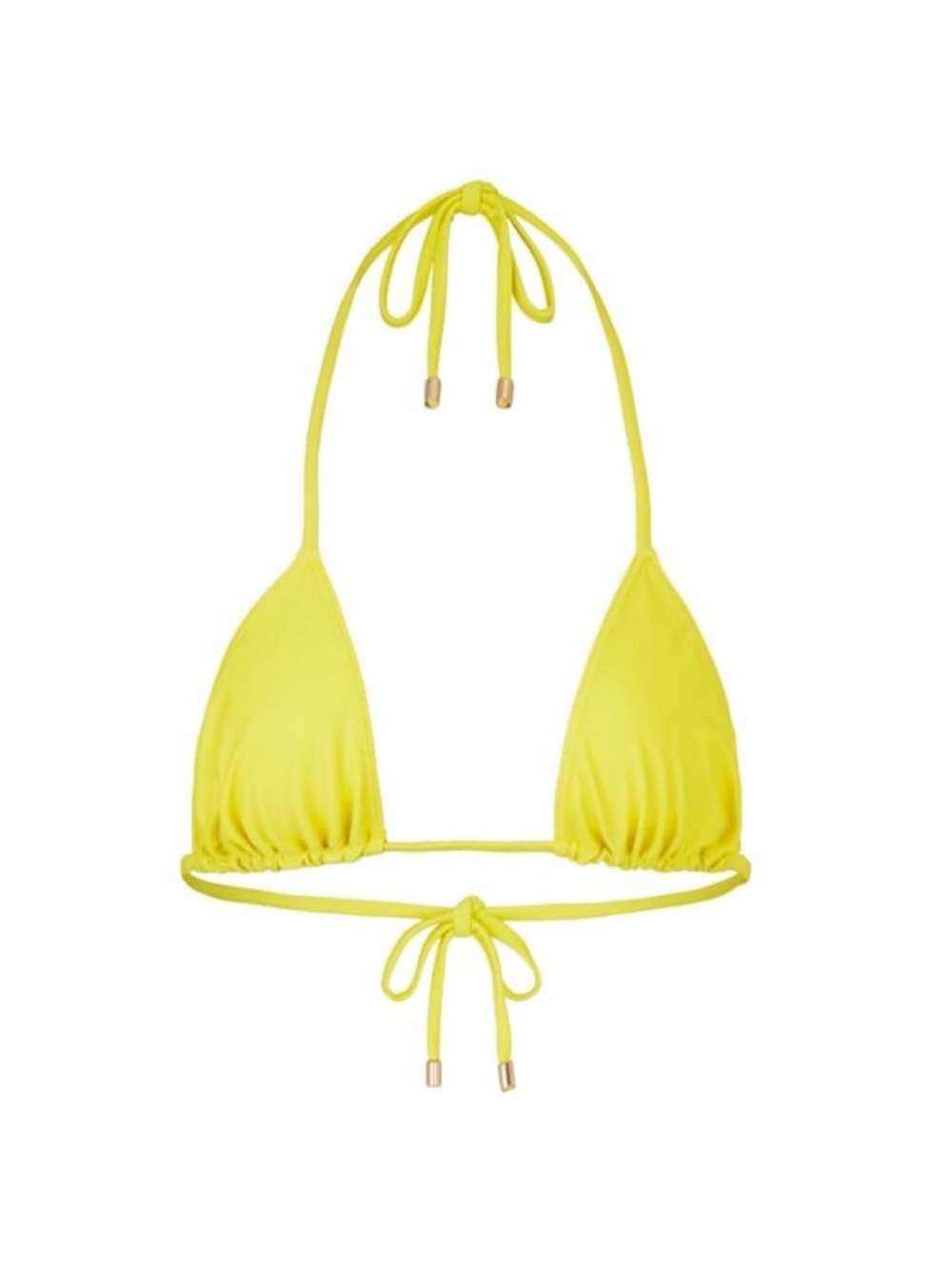 NWT KYLIE JENNER Swim
Bikini Triangle Top Size Small
Yellow